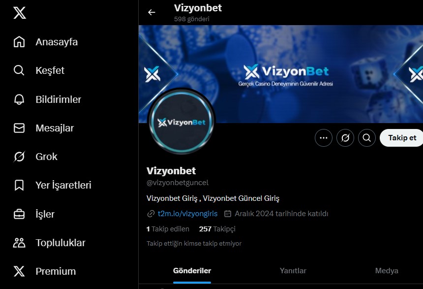 Vizyonbet Twitter